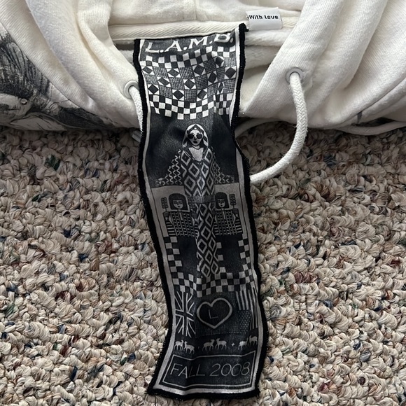 LAMB white floral hoodie - Picture 5 of 9